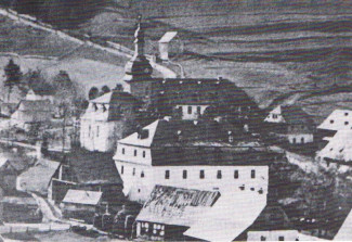 Kirche und Jagdschloß 1890